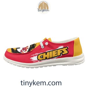 Kansas City Chiefs Dude Canvas Loafer Shoes2B7 x7IvM