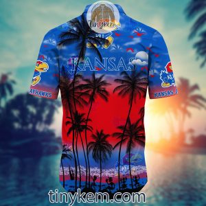 Kansas Jayhawks Summer Coconut Hawaiian Shirt2B3 lwy1r