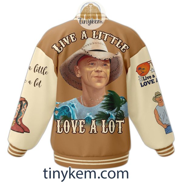 Kenny Chesney Baseball Jacket: Live A Little Love A Lot