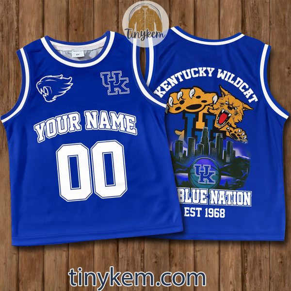 Kentucky Wildcats Customized Basketball Suit Jersey: Big Blue Nation