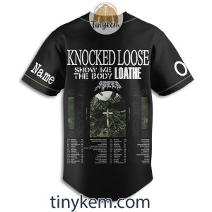 Knocked Loose Tour 2024 Customized Baseball Jersey2B3 mO8FU