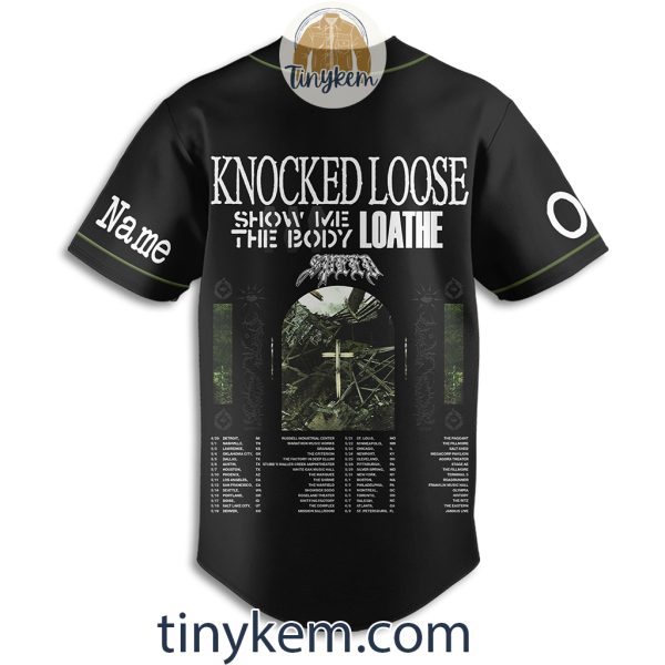 Knocked Loose Tour 2024 Customized Baseball Jersey