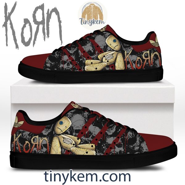 Korn Issues Leather Skate Shoes