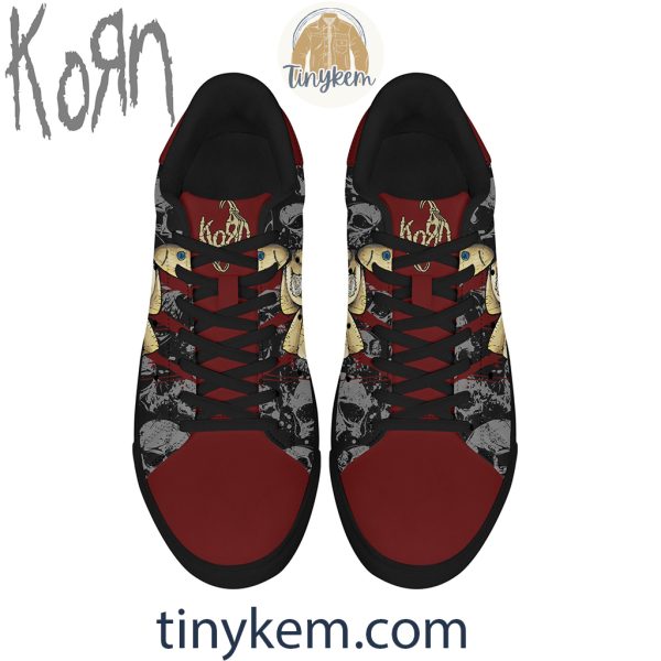 Korn Issues Leather Skate Shoes