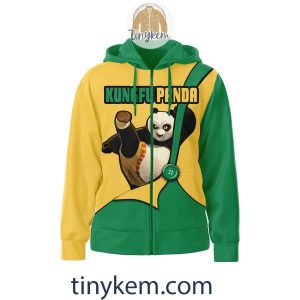 Kungfu Panda Zipper Hoodie Anything Is Possible When You Have Inner Peace2B2 UMuGE