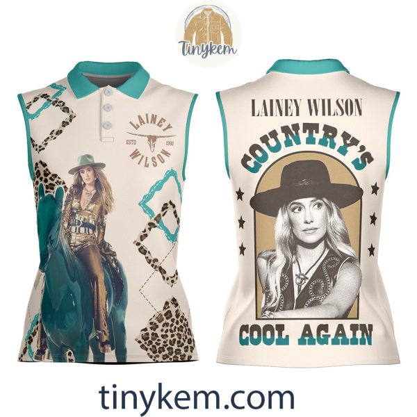 Lainey Wilson Customized Women Sleeveless Polo Shirt: Country’s Cool Again