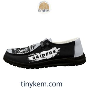 Las Vegas Raiders Dude Canvas Loafer Shoes2B11 tTR86