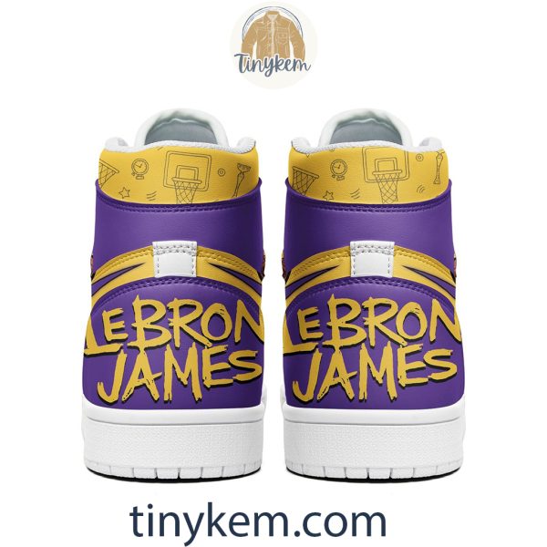 Lebron James 23 Air Jordan 1 High Top Shoes