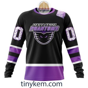 Lehigh Valley Phantoms Hockey Fight Cancer Hoodie Tshirt2B4 7ugXt