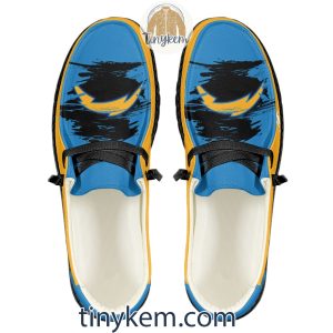 Los Angeles Chargers Dude Canvas Loafer Shoes2B3 zwCAc