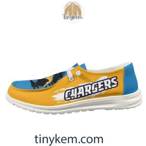 Los Angeles Chargers Dude Canvas Loafer Shoes2B7 VwGdd