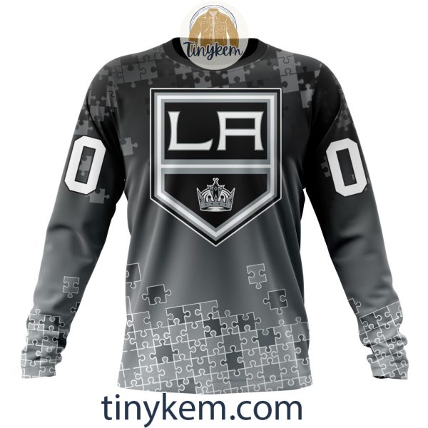 Los Angeles Kings Customized Tshirt, Hoodie With Autism Awareness 2024 Design