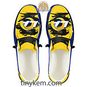 Los Angeles Rams Dude Canvas Loafer Shoes2B8 WhhJM