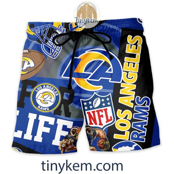 Los Angeles Rams Hawaiian Shirt and Beach Shorts