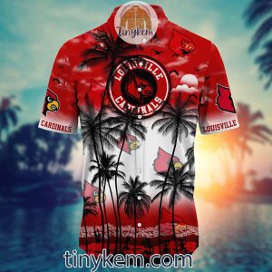 Louisville Cardinals Summer Coconut Hawaiian Shirt