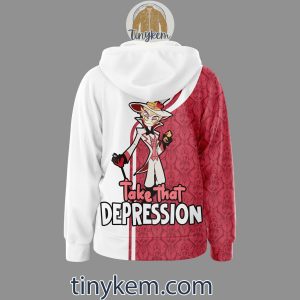 Lucifer Morningstar Hazbin Hotel Zipper HoodieTake That Depression2B3 An6bd