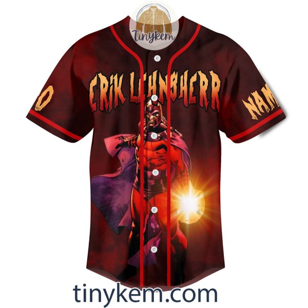 Magneto X-Men Customized Baseball Jersey