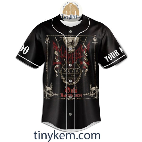 Mayhem Customized Baseball Jersey