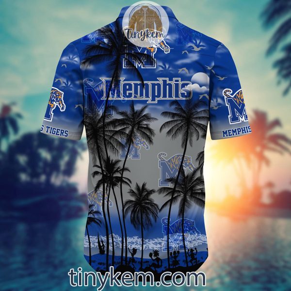 Memphis Tigers Summer Coconut Hawaiian Shirt