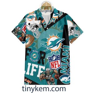 Miami Dolphins Hawaiian Shirt and Beach Shorts