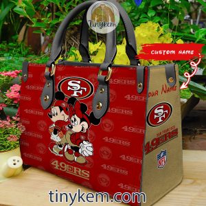 Mickey Niners Customized Leather Handbag