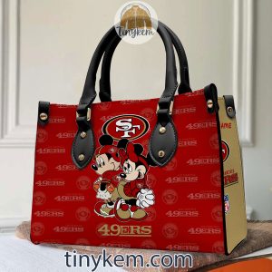 Mickey Niners Customized Leather Handbag2B3 h9rMU