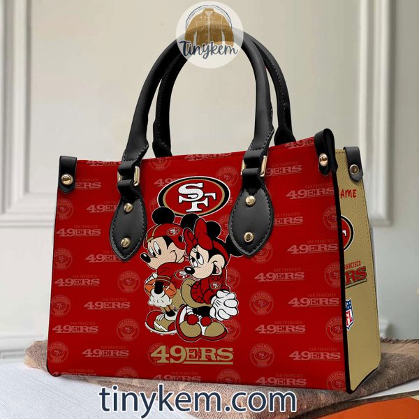 Mickey Niners Customized Leather Handbag