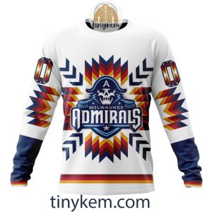 Milwaukee Admirals Native Pattern Design Hoodie Tshirt Sweatshirt2B4 9sCnW