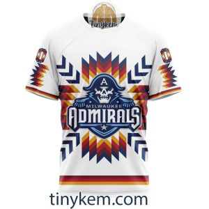 Milwaukee Admirals Native Pattern Design Hoodie Tshirt Sweatshirt2B6 R9qtd