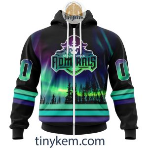 Milwaukee Admirals Northern Lights Hoodie Tshirt Sweatshirt2B2 TIeVq