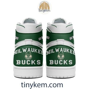 Milwaukee Bucks Air Jordan 1 High Top Shoes Fear The Deer2B3 u8RzR