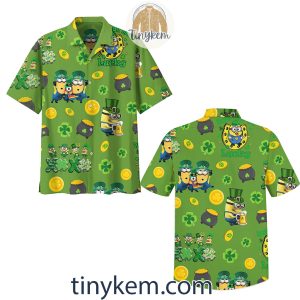 Minion ST Patrick Day Hawaiian Shirt2B4 mdwNX