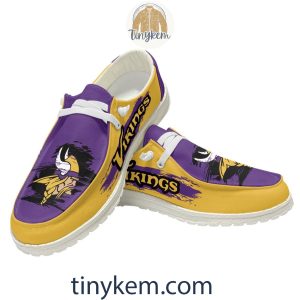 Minnesota Vikings Dude Canvas Loafer Shoes2B10 vQt0u