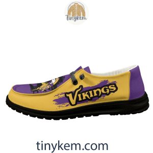 Minnesota Vikings Dude Canvas Loafer Shoes2B7 qW6Wj