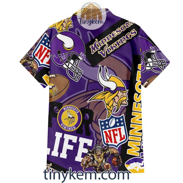 Minnesota Vikings Hawaiian Shirt and Beach Shorts