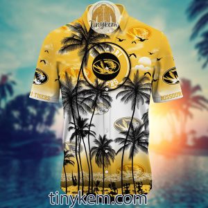 Missouri Tigers Summer Coconut Hawaiian Shirt2B2 ywKDz