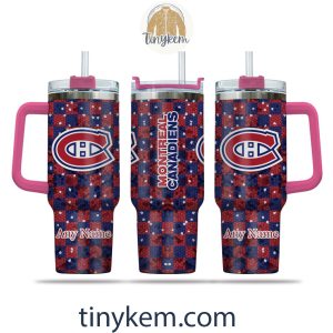 Montreal Canadiens Customized 40oz Tumbler With Plaid Design2B5 9rIeT
