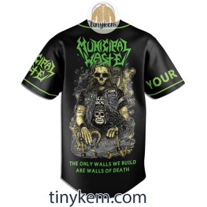 Municipal Waste Customized Baseball Jersey Grave Dive2B3 hjsfe