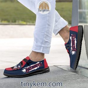 New England Patriots Dude Canvas Loafer Shoes2B11 BxyrQ