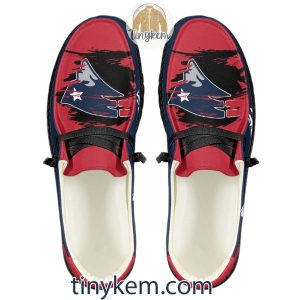 New England Patriots Dude Canvas Loafer Shoes2B5 lTXrH