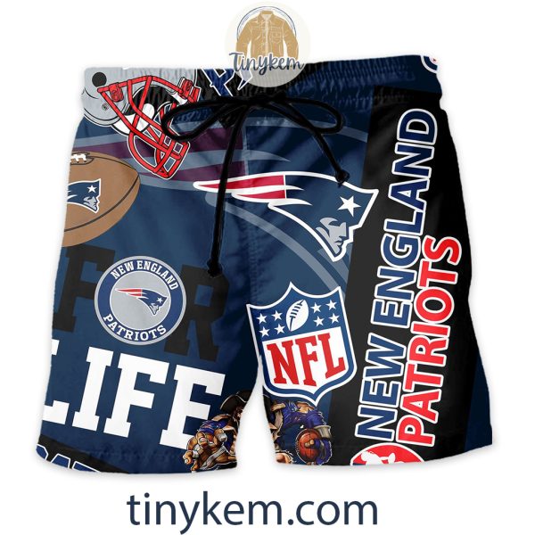 New England Patriots Hawaiian Shirt and Beach Shorts