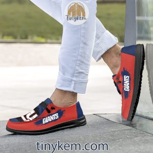 New York Giants Dude Canvas Loafer Shoes
