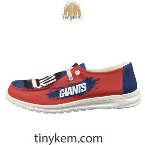New York Giants Dude Canvas Loafer Shoes2B2 4n8NL