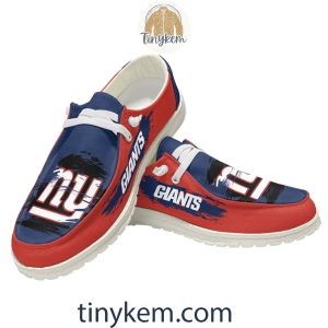 New York Giants Dude Canvas Loafer Shoes2B3 LvoEj