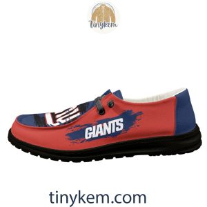 New York Giants Dude Canvas Loafer Shoes2B7 mfbGI