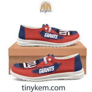 New York Giants Dude Canvas Loafer Shoes2B8 mv6uB