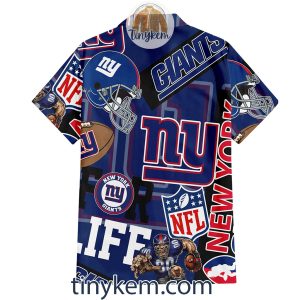 New York Giants Hawaiian Shirt and Beach Shorts