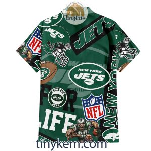 New York Jets Hawaiian Shirt and Beach Shorts