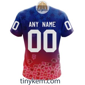 New York Rangers Customized Tshirt Hoodie With Autism Awareness 2024 Design2B7 CQuxi