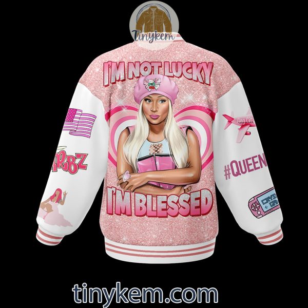 Nicki Minaj Baseball Jacket: I’m Not Lucky I’m Blessed